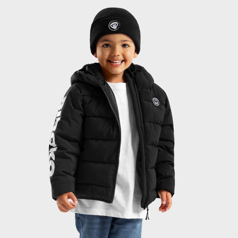 Kinderen Lifestyle Waterbestendig puffer jack jongens Trend Zwart 2/7