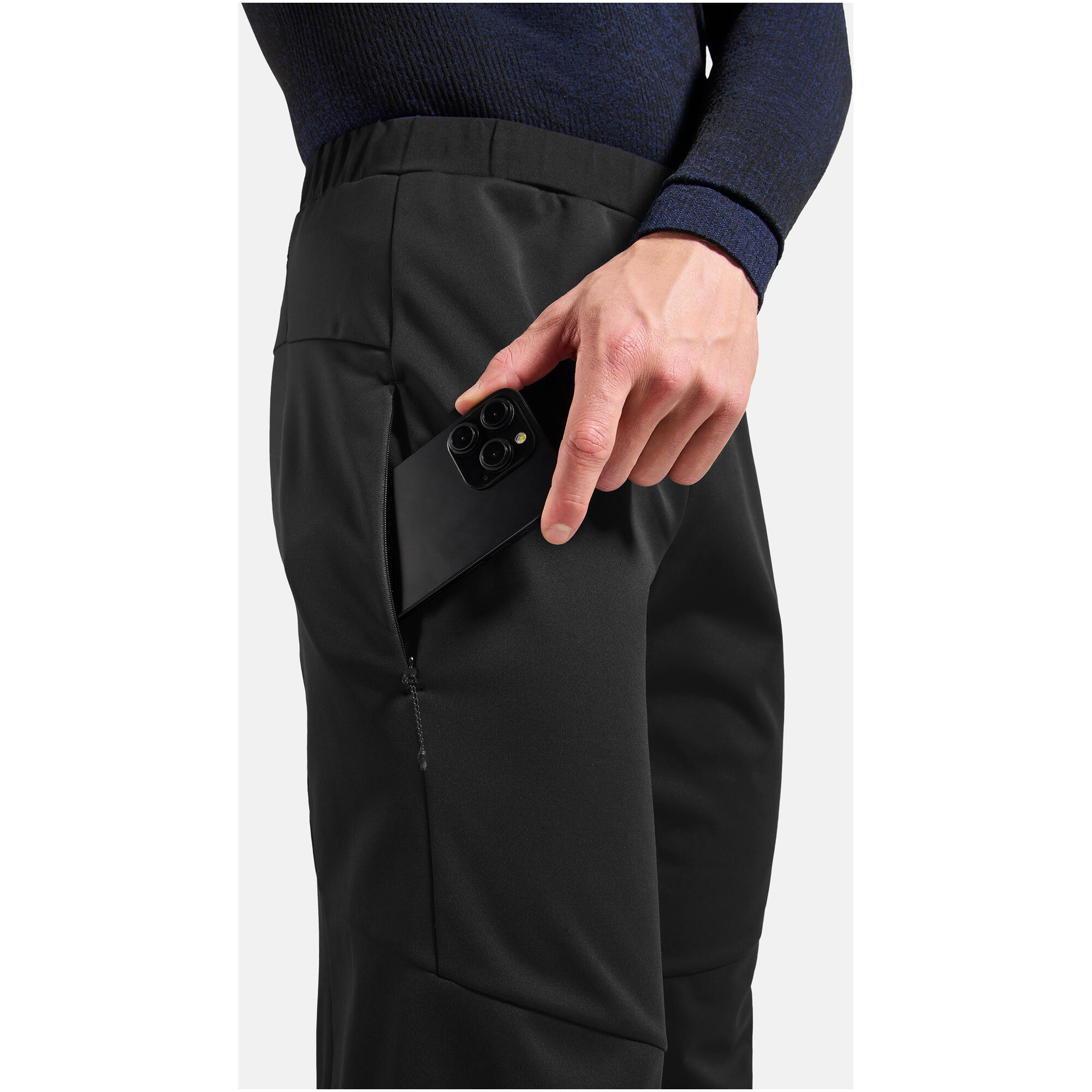 Spodnie softshellowe Odlo Pants regular length ESSENTIAL WARM 6/7