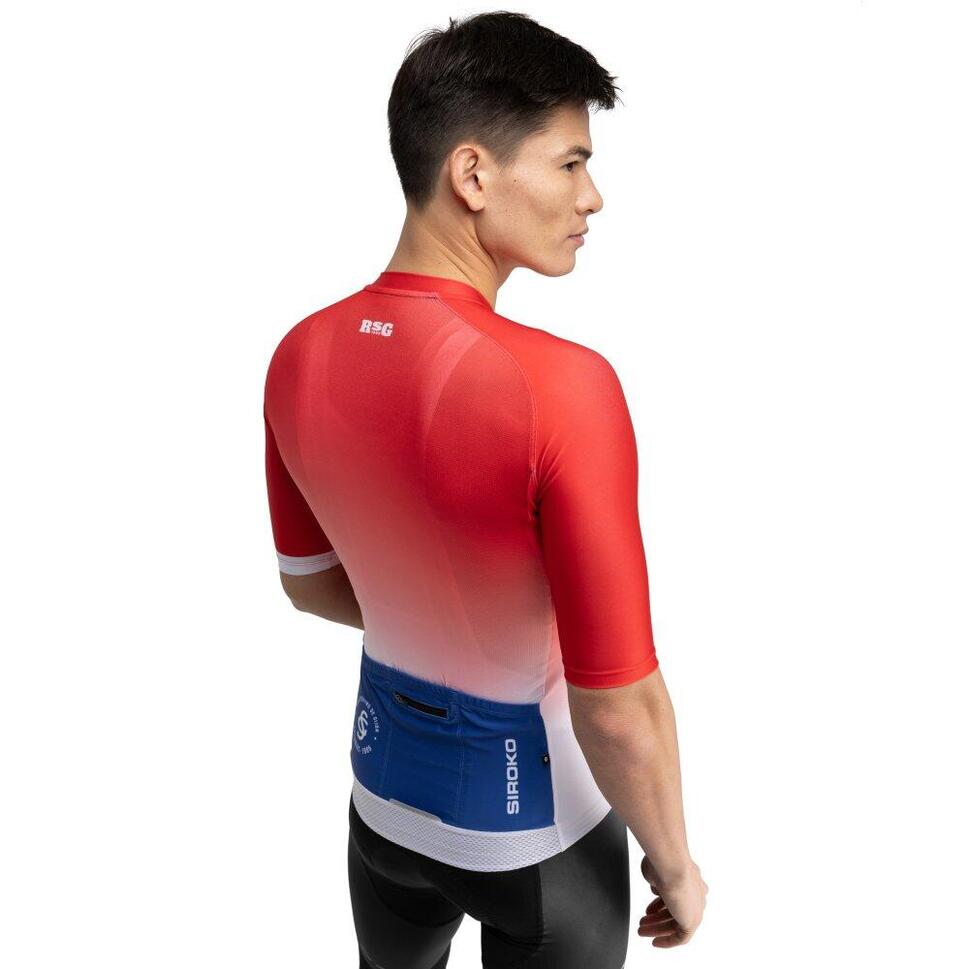 Męska koszulka rowerowa z krótkim rękawem Real Sporting de Gijón x