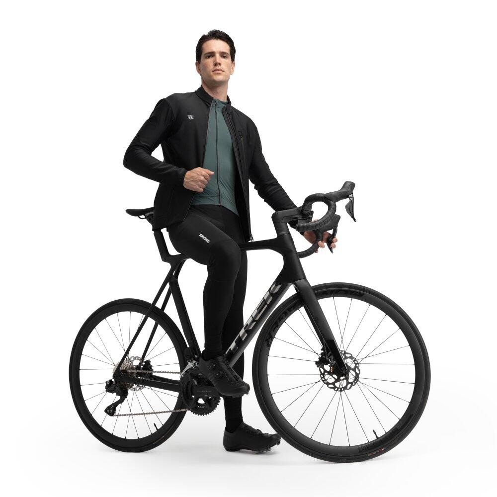 Veste vélo softshell homme Cyclisme J3 Seymour Noir 3/7
