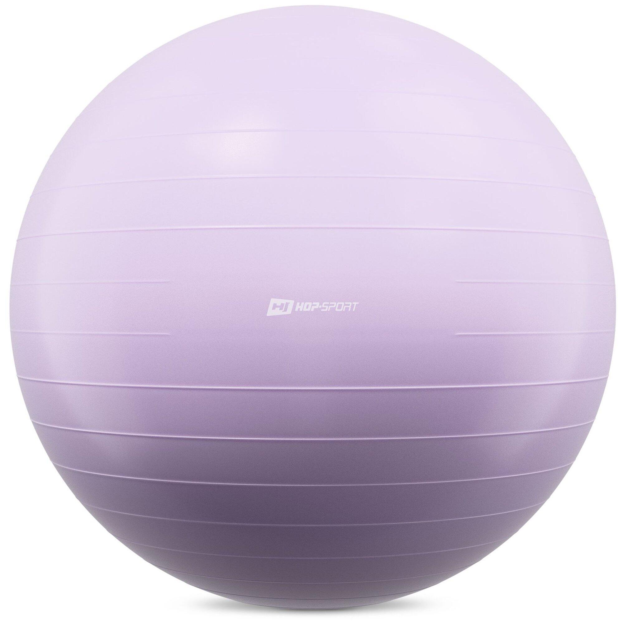 Palla fitness 85 cm con pompa rosa 2/6