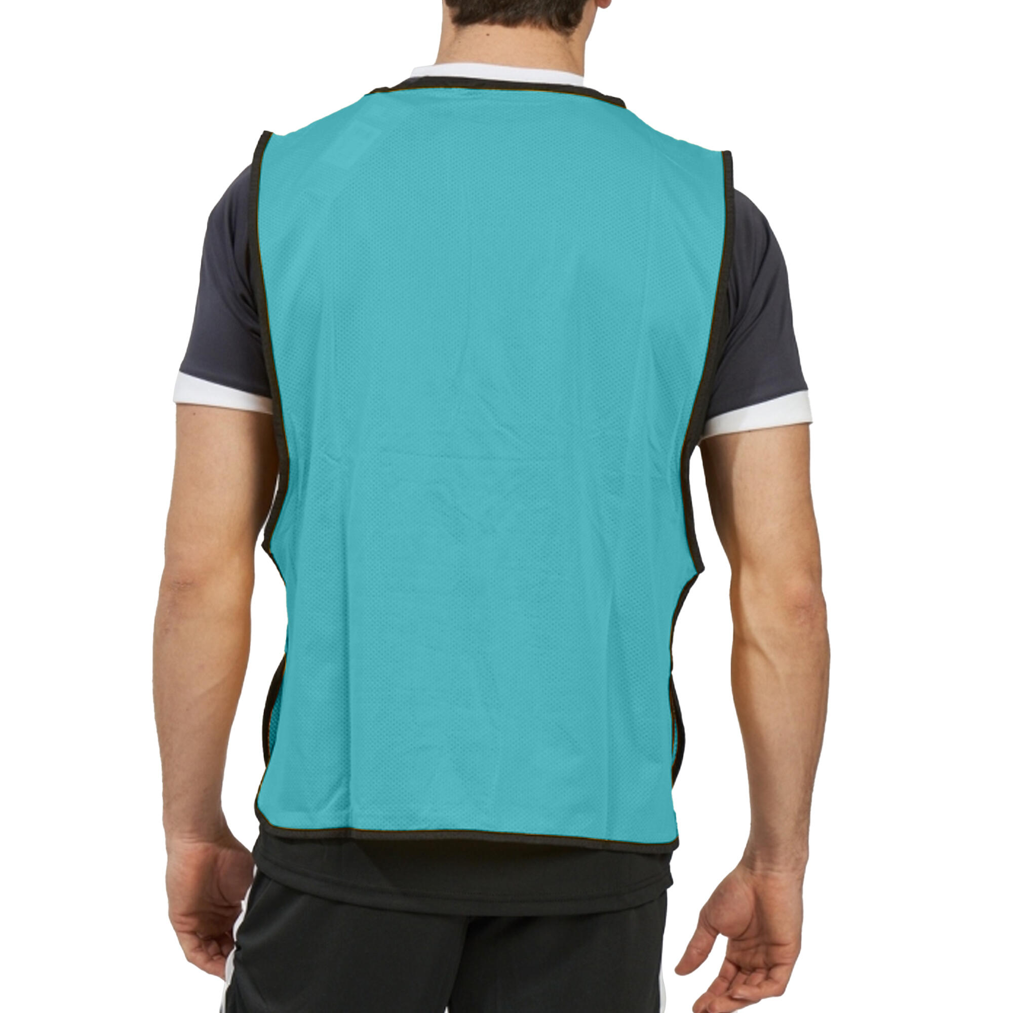 Chasuble Adulte (Turquoise / Noir) 4/4