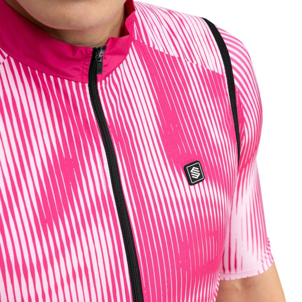 Gilet antivento da ciclismo da uomo Real Sporting de Gijón x Siroko SC V1 Batal 4/7