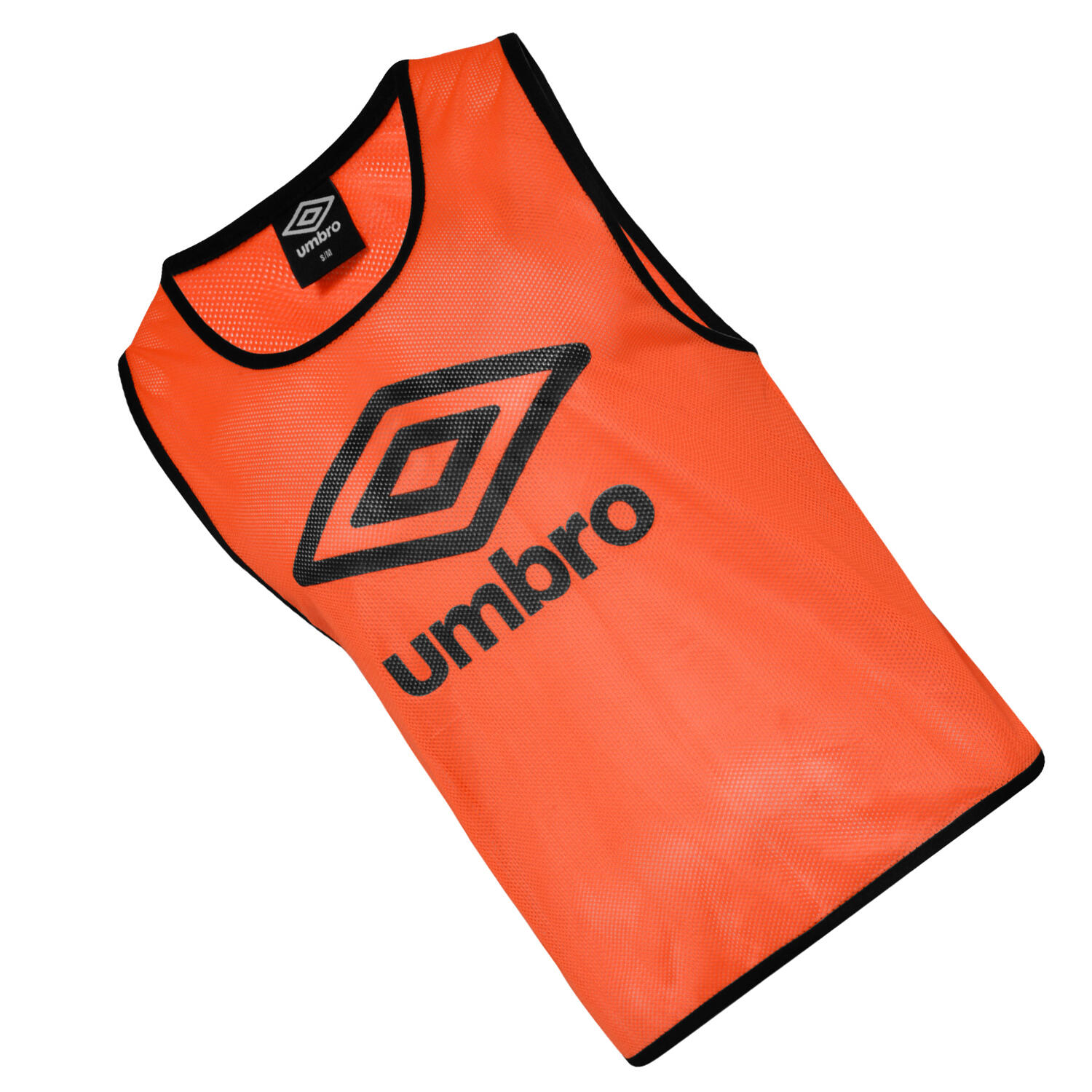 Chasuble Adulte (Orange Fluo / Noir) 3/4