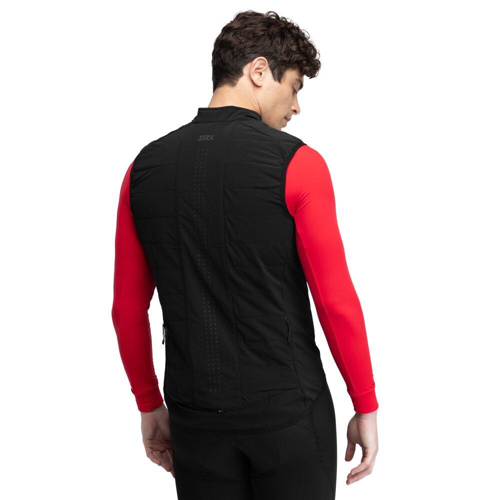 Gilet vélo thermique homme Cyclisme SRX Ultra Warm Noir 2/7