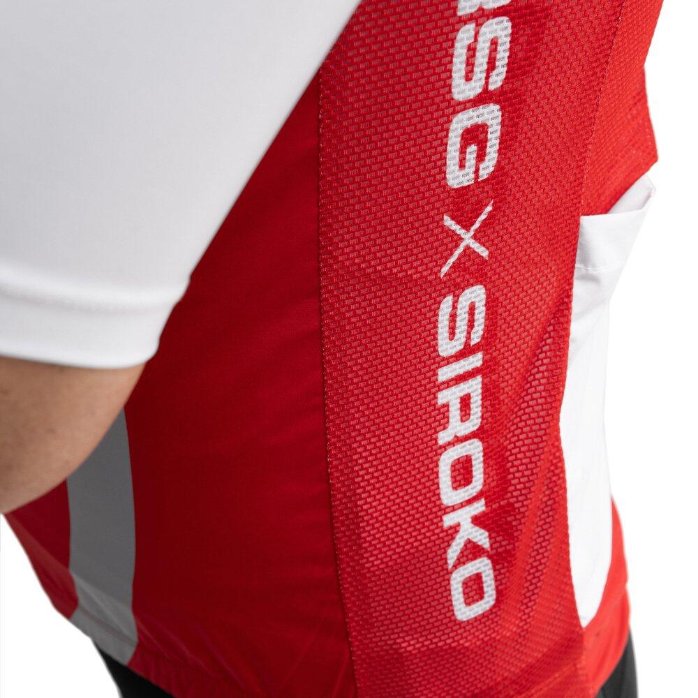 Herren Radsport winddichte real sporting de gijón x siroko fahrradweste für SC 4/7
