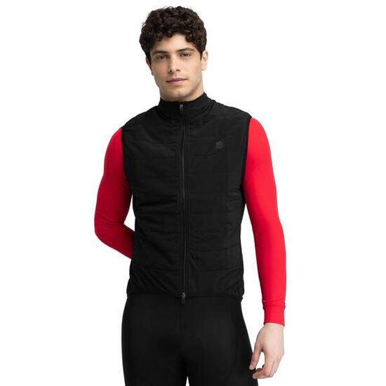Gilet termico da ciclismo da uomo SRX Ultra Warm Nero