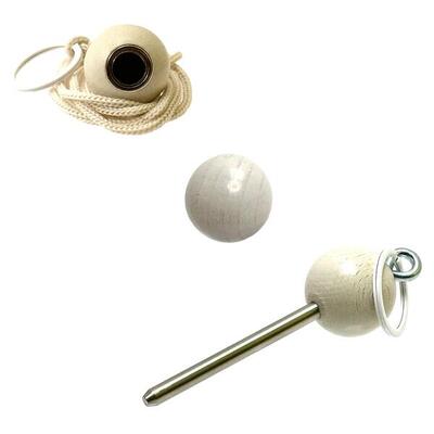 Bouleset kleur donkergroen - 1 magneet - 1 traceur de terrain - 1 but