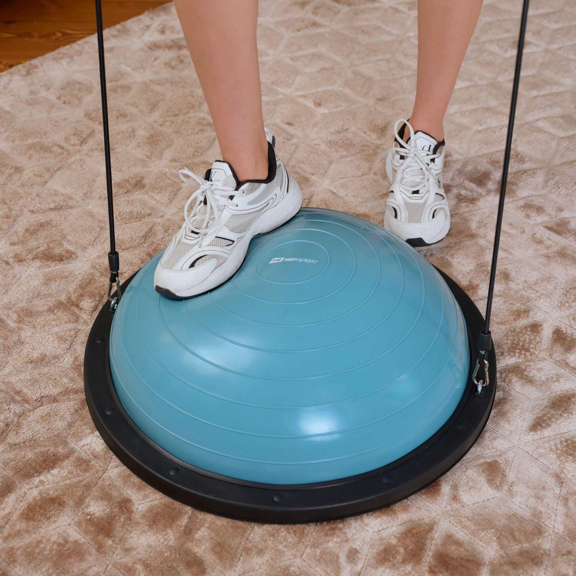 Piattaforma di equilibrio con corde HS-L058B azzurro 4/7