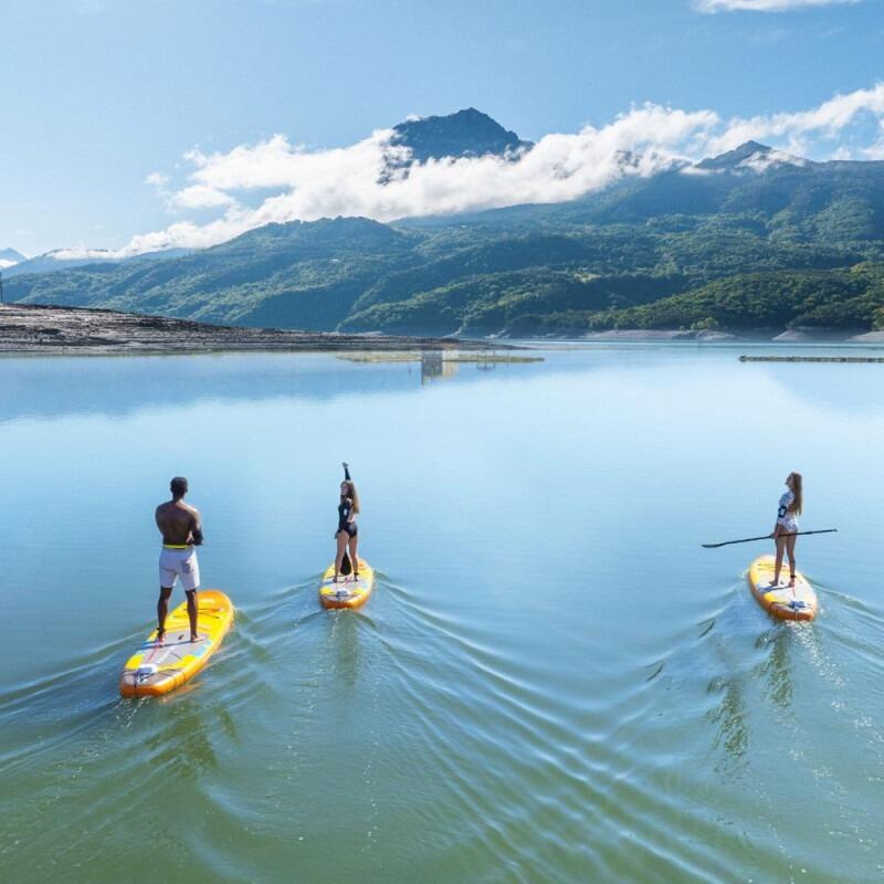 Paddle gonflable amgo 12.0 avec propulsion autonome bluedrive s 7/7