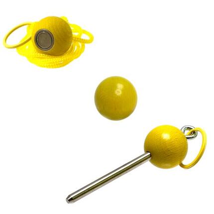 Bouleset couleur noir - 1 boule aimantée - 1 traceur de terrain - 1 cochonnet