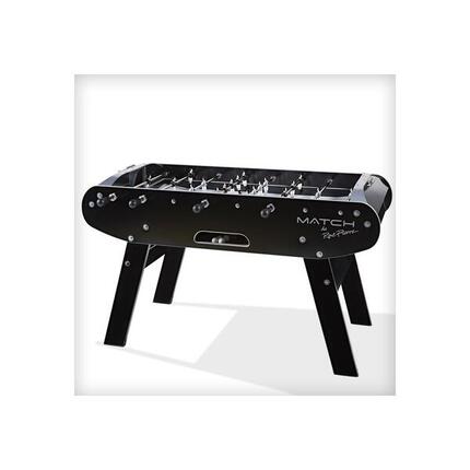 Baby Foot Noir - Fabrication française - L153 x l105 x H90- Noir, Blanc