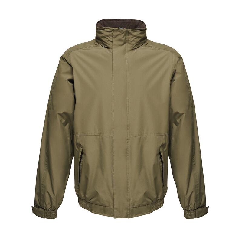 Dover Waterproof Windproof Jacket (ThermoGuard Insulation) (Dark Khaki/Black)