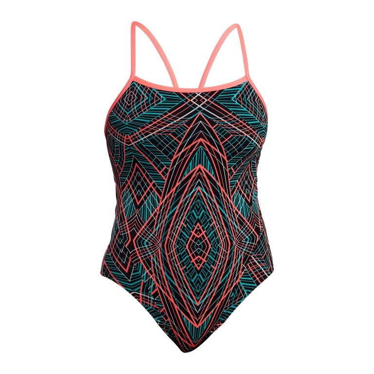 Strój do pływania menstruacyjny FUNKITA Spiro Mint - Swim Secure Single Strap 6/7