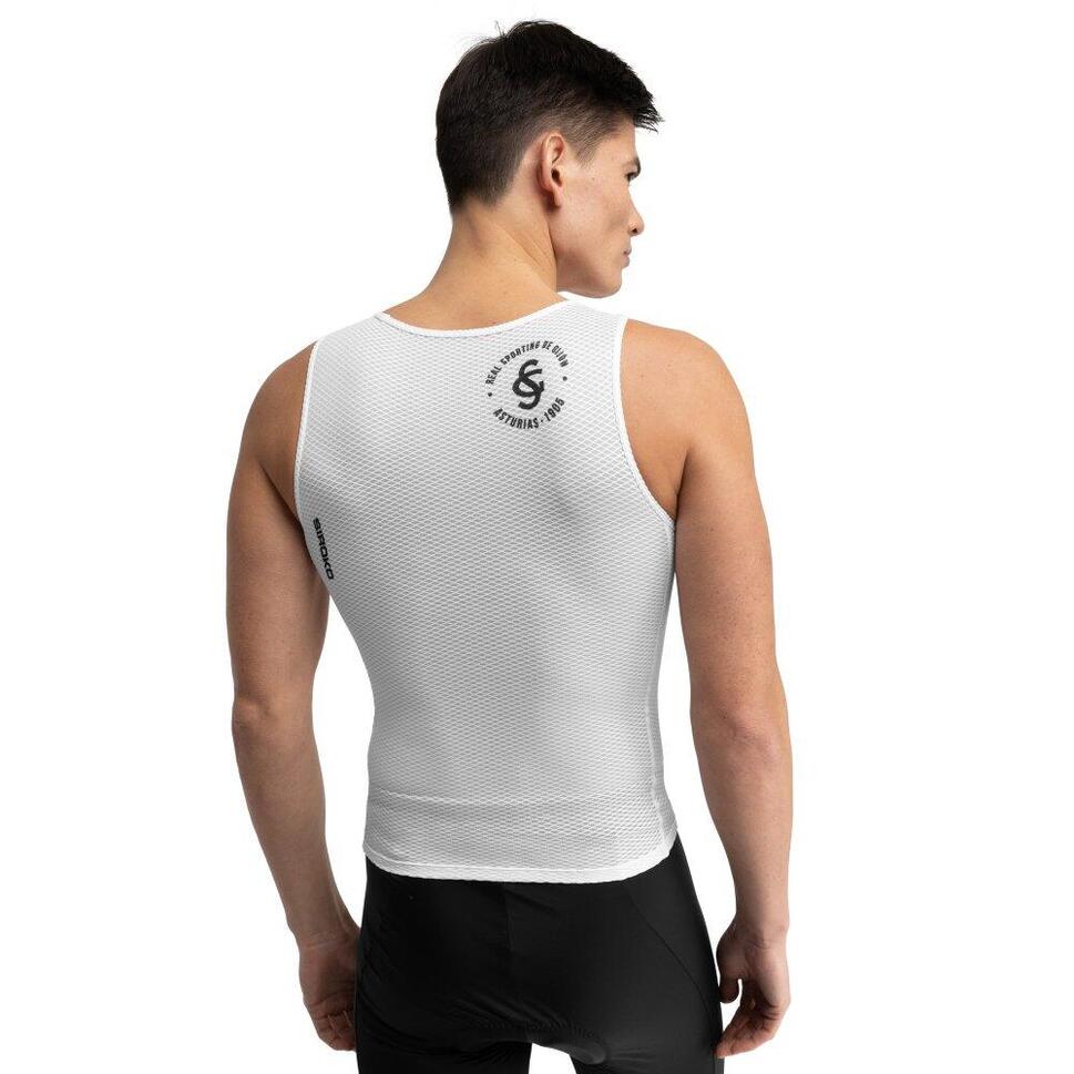 Męska rowerowa podkoszulka potówka Real Sporting de Gijón x Siroko Kolarstwo