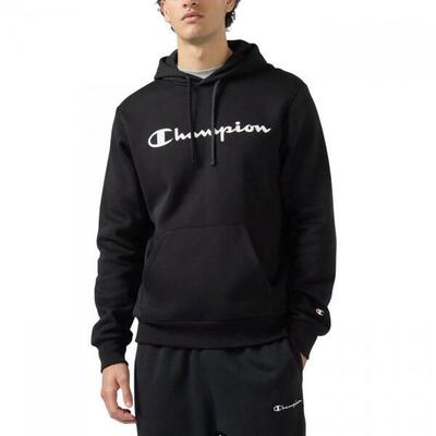 Bluza męska z kapturem treningowa Champion Hooded Sweatshirt czarna