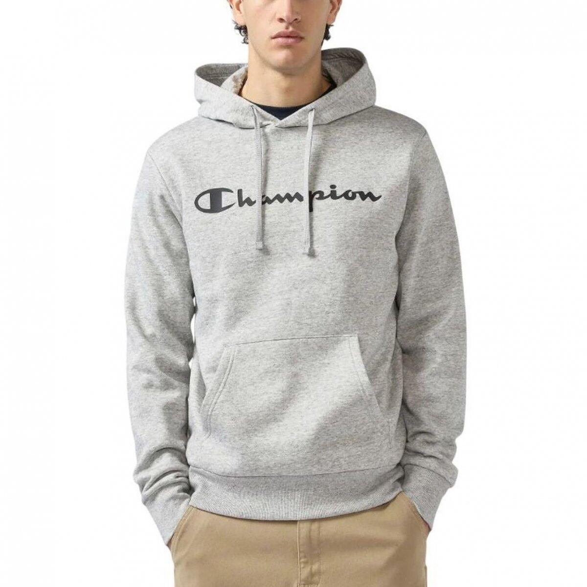 Champion - Sweat-shirt Hommes Confortable À Porter-hooded Sweatshirt Heavy Soft - Sweat-shirt - Gris - Decathlon