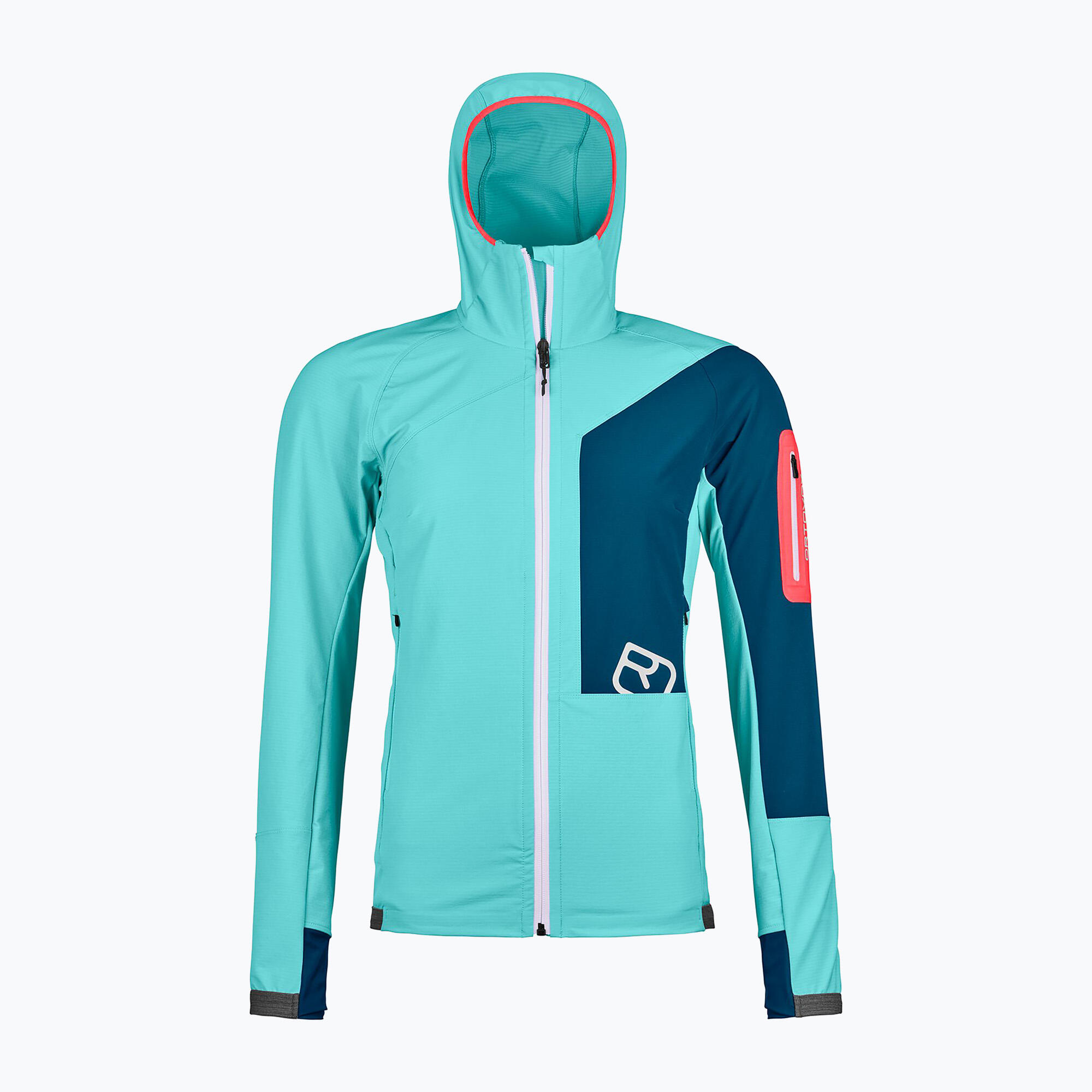 Kurtka softshell damska ORTOVOX Berrino Hooded 1/2