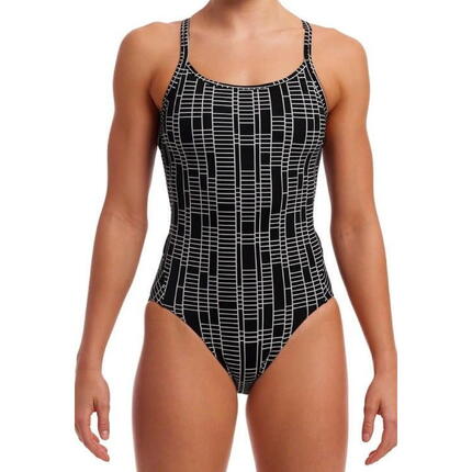 Strój do pływania menstruacyjny FUNKITA Up The Ladder -Swim Secure Diamond Back