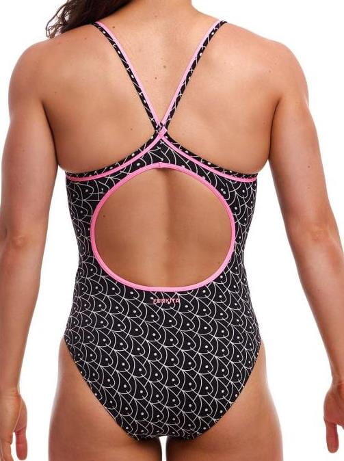 Strój do pływania menstruacyjny FUNKITA Summer Fish - Swim Secure Diamond Back 2/7