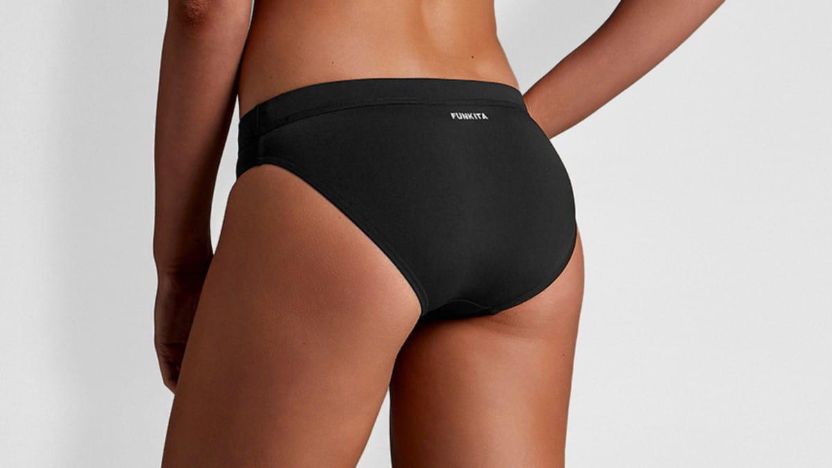 Bikini - bottom Funkita Sports Brief STILL BLACK - dół 3/6