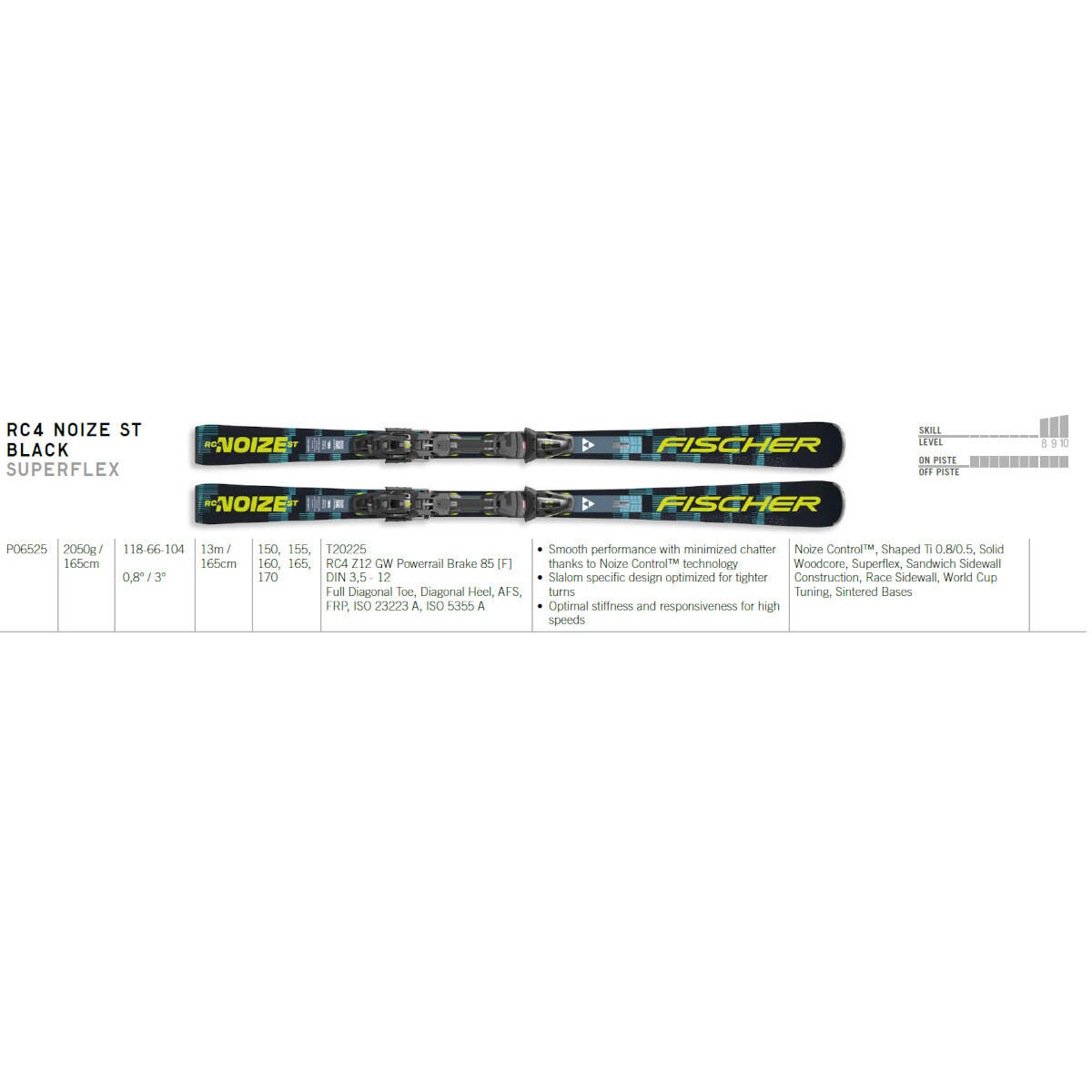 FISCHER Fischer RC4 Noize ST Superflex Skiset 2026 2/5