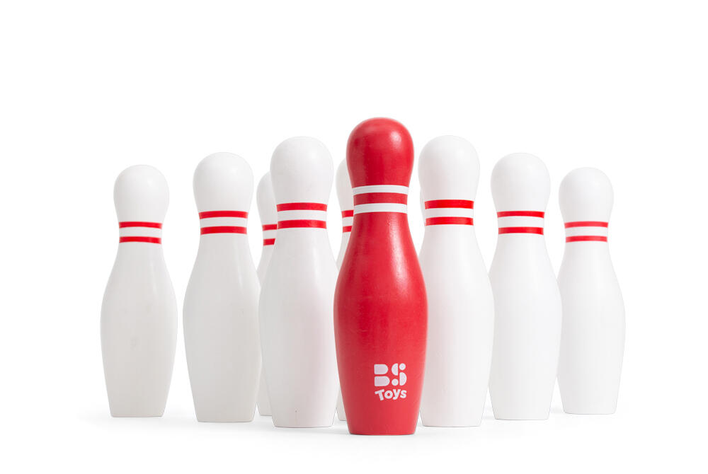 Jeu de Bowling 10 Quilles – Jeu extérieur - jeu en bois - jeu de quilles 3/5