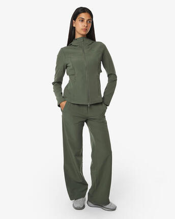 Pantalon de fitness synthétique noir pour femme