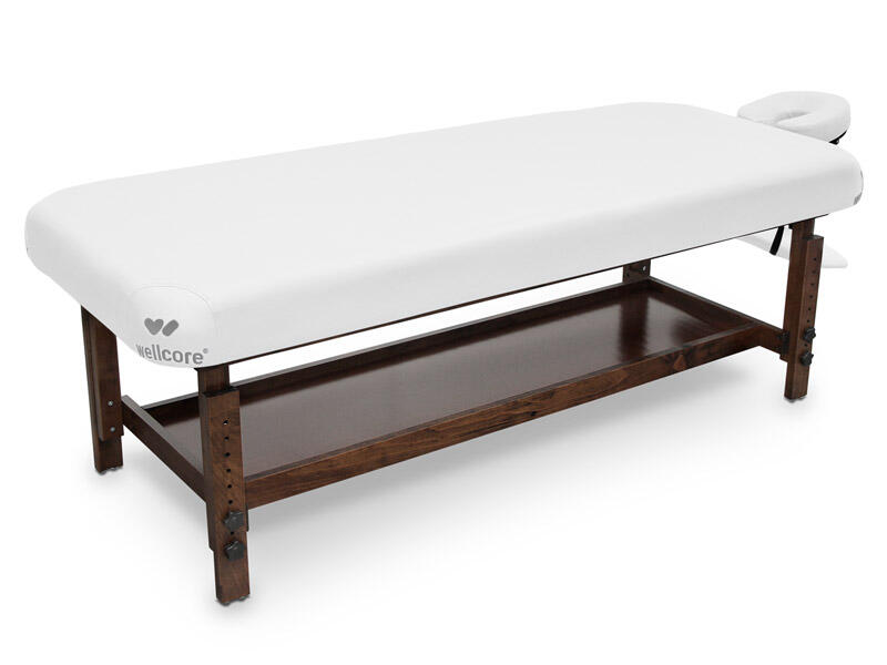 WELLCORE Lettino per trattamenti fisso in legno Wellcore con poggiatesta