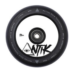 Roue Pour Trottinette Antik Hollow Core 110mm Blanche/Black