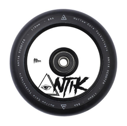Roue Pour Trottinette Antik Hollow Core 110mm Blanche/Black