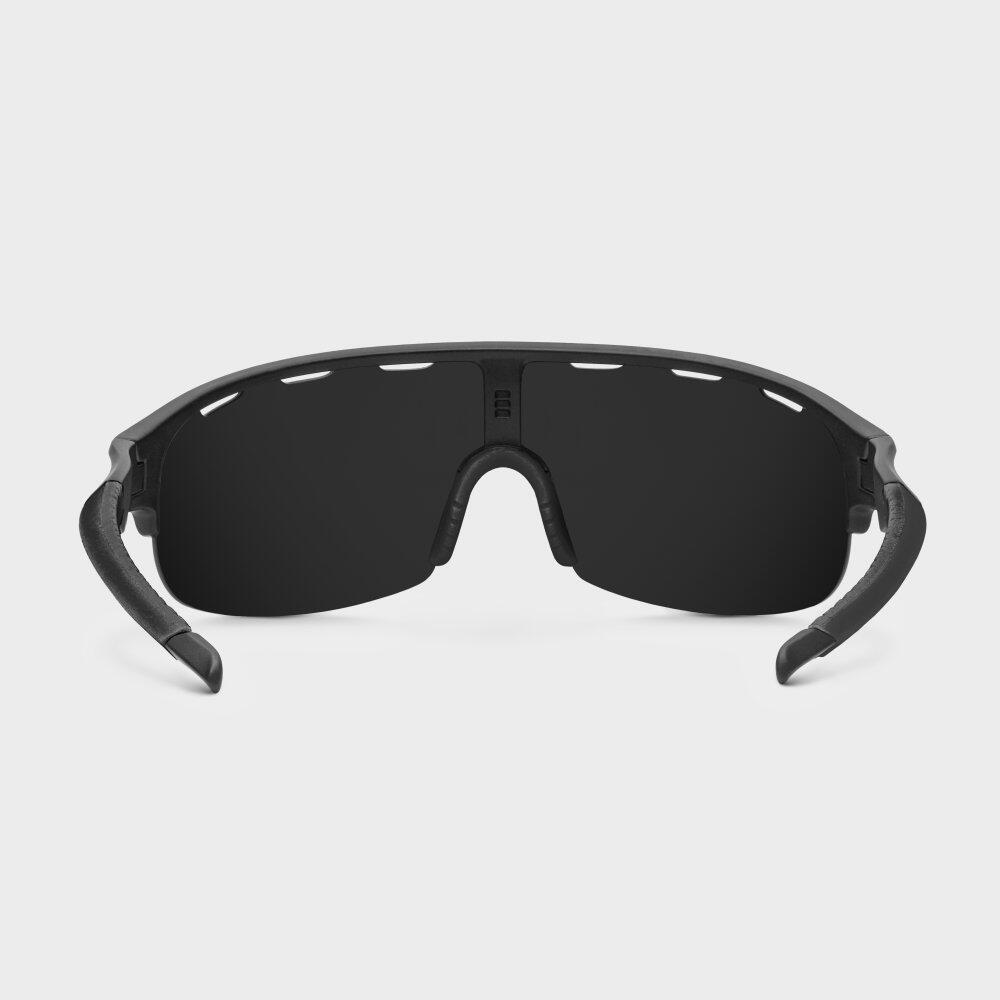 Herren und Damen Radsport Fahrradbrille K3 Finisher Schwarz 3/7