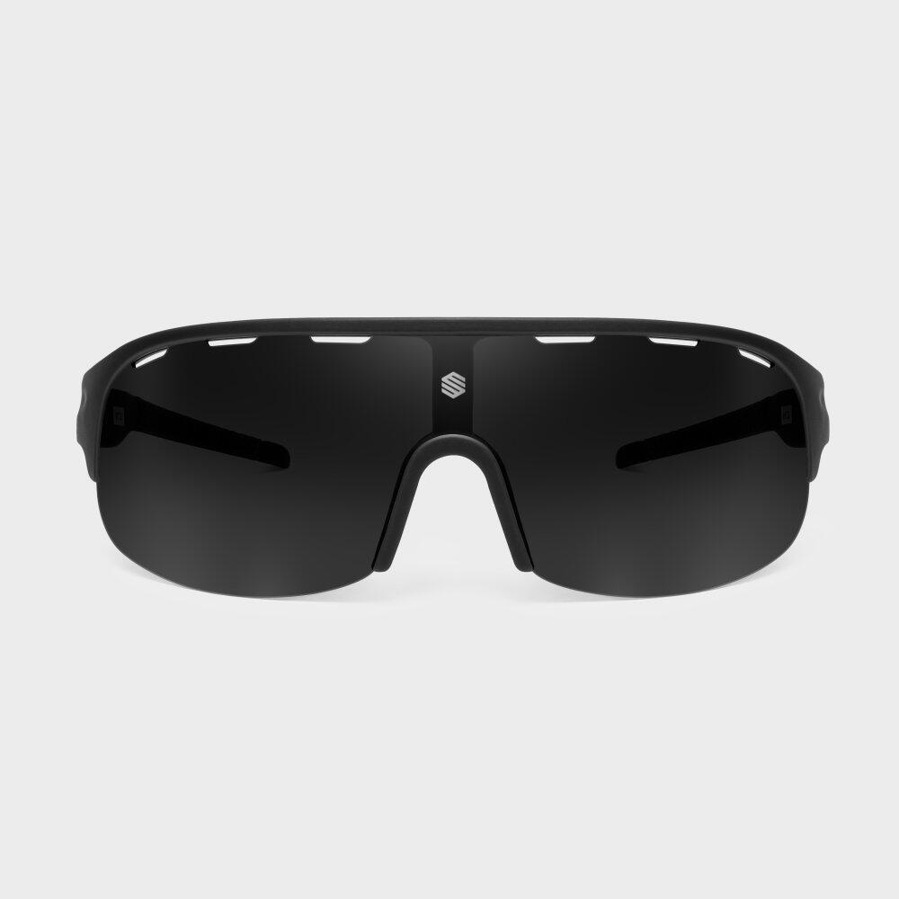 Herren und Damen Radsport Fahrradbrille K3 Finisher Schwarz 2/7