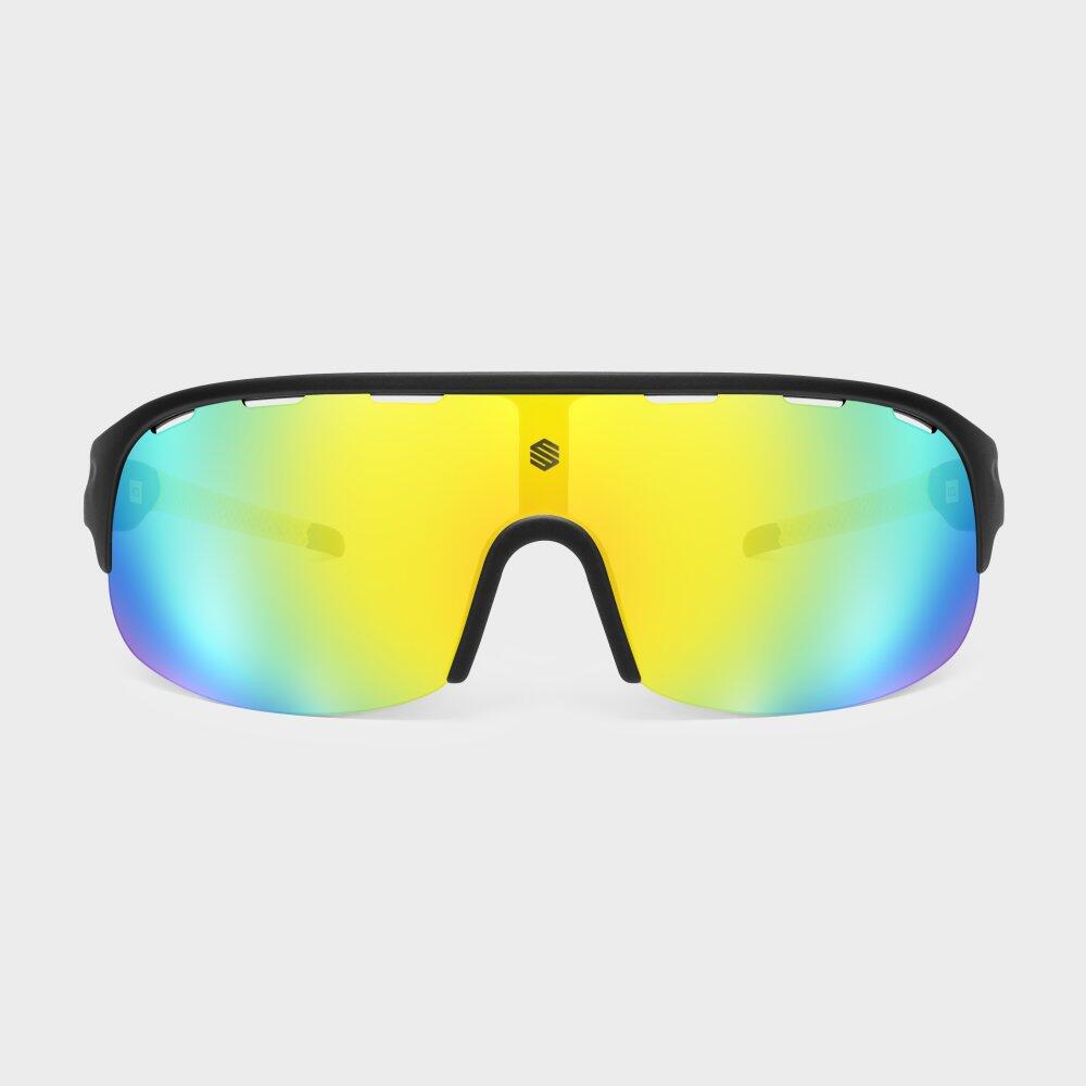 Herren und Damen Radsport Fahrradbrille K3 MTB Schwarz 2/7