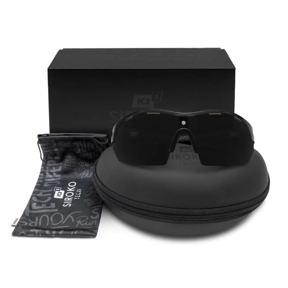 Lunettes vélo Siroko K3s Champs Élysées Noir 26g PC polarisées 3/7