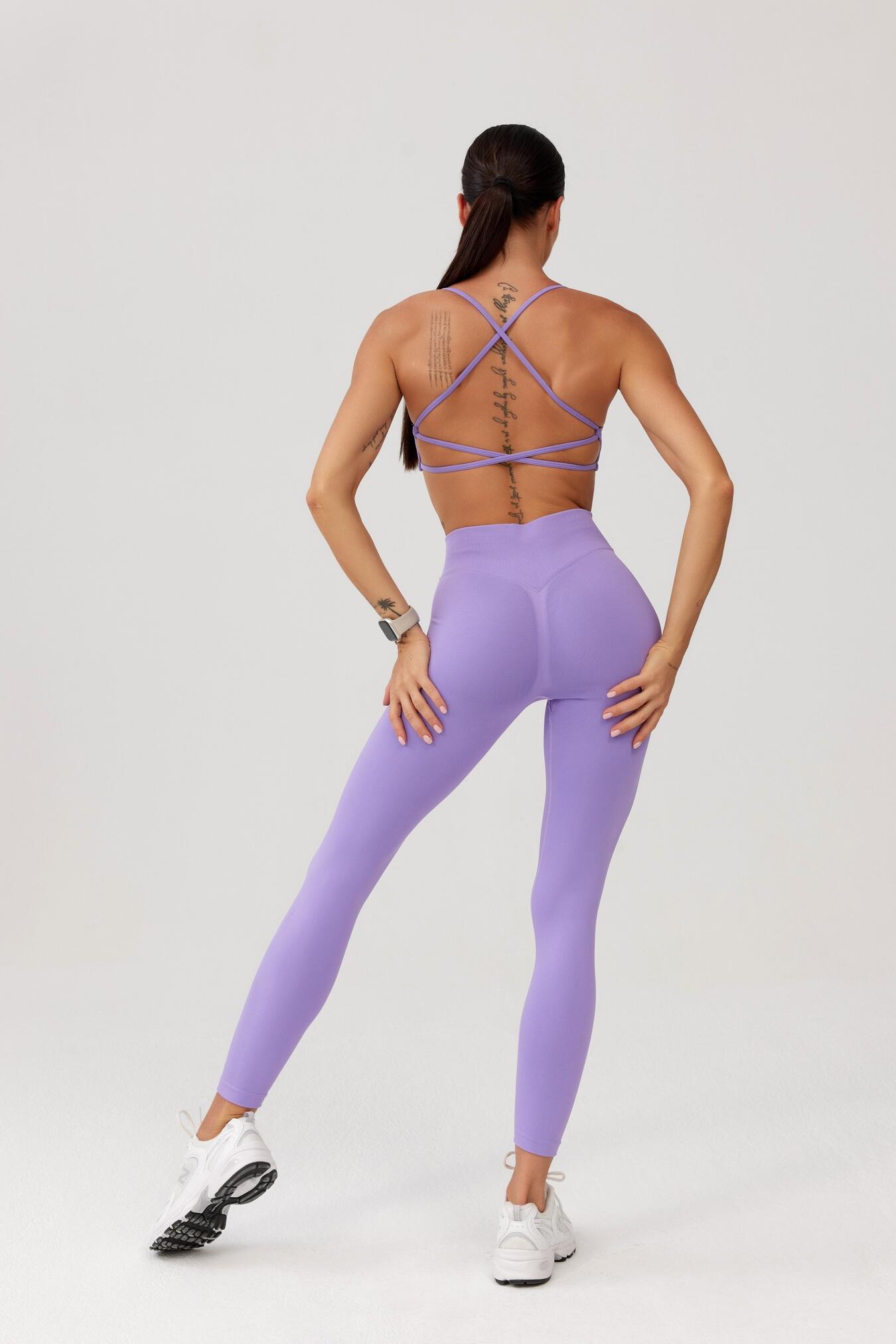 Leggings sans coutures pour femme Rough Radical Seamless Glow Long 6/7