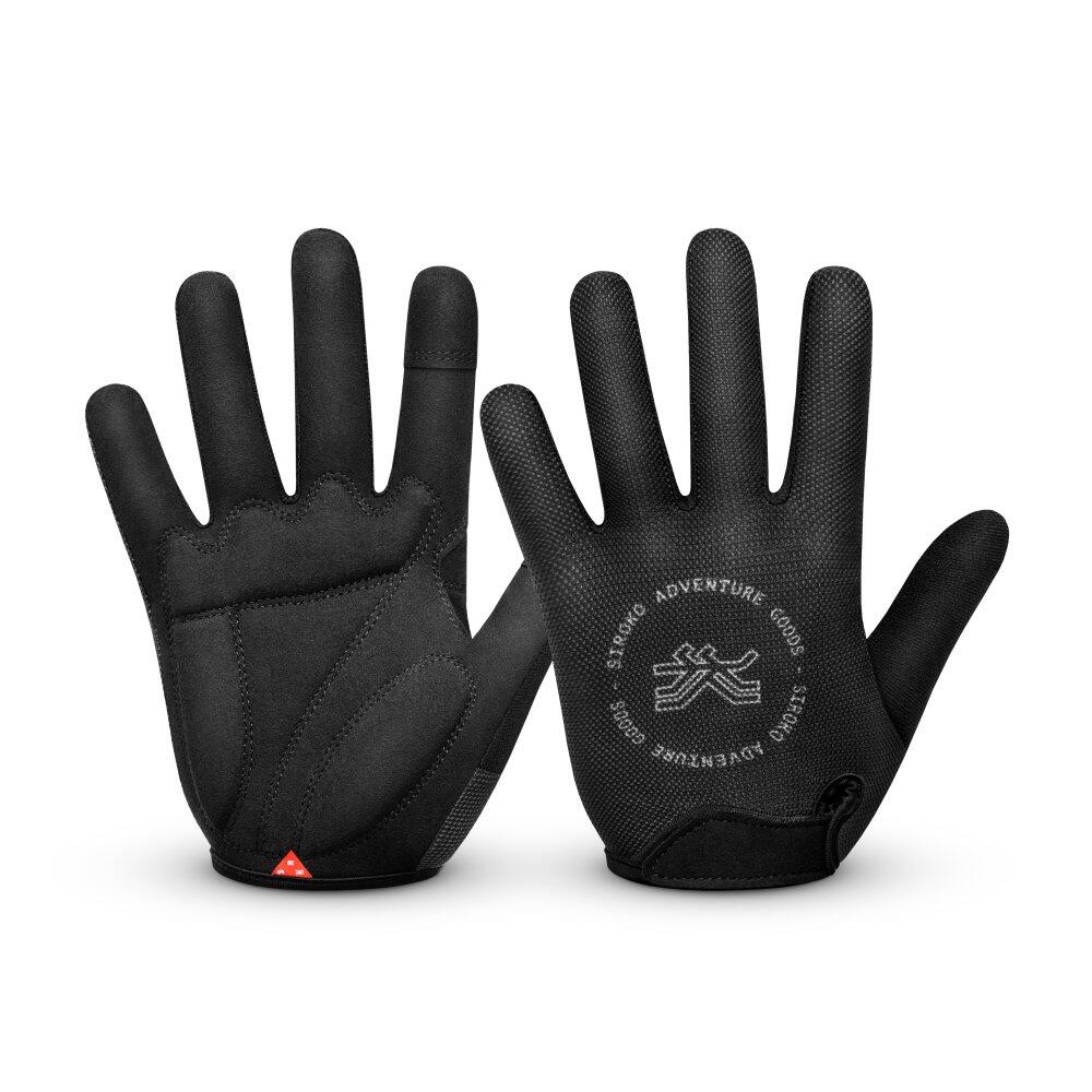 Men & Women Cycling Gravel gloves Frontier Black