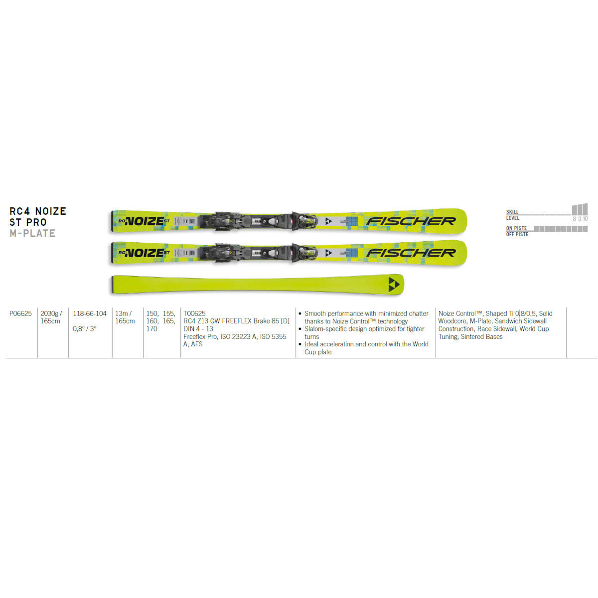Narty Fischer Noize ST Pro M-Plate + wiązania RC4 Z13 GW FF 2026 2/5