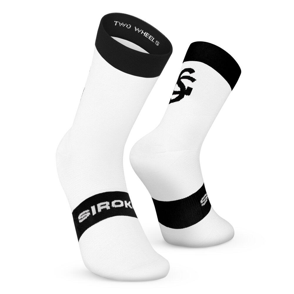 Meias de ciclismo Real Sporting de Gijón x Siroko Homem e mulher SC S1 Negro Br 2/6