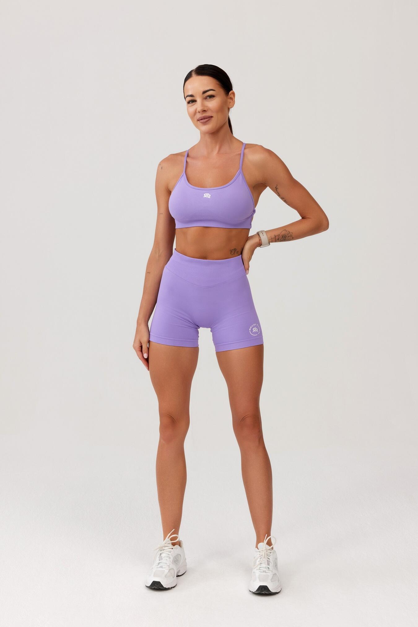 Damskie spodenki bezszwowe Rough Radical Seamless Glow Shorts 6/7