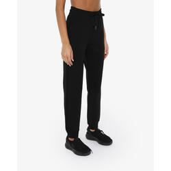 Pantalon de fitness synthétique noir pour femme