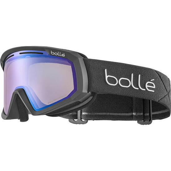 Masque de ski Y7 OTG Black Matte - Phantom+ Blue Cat 1 to 3