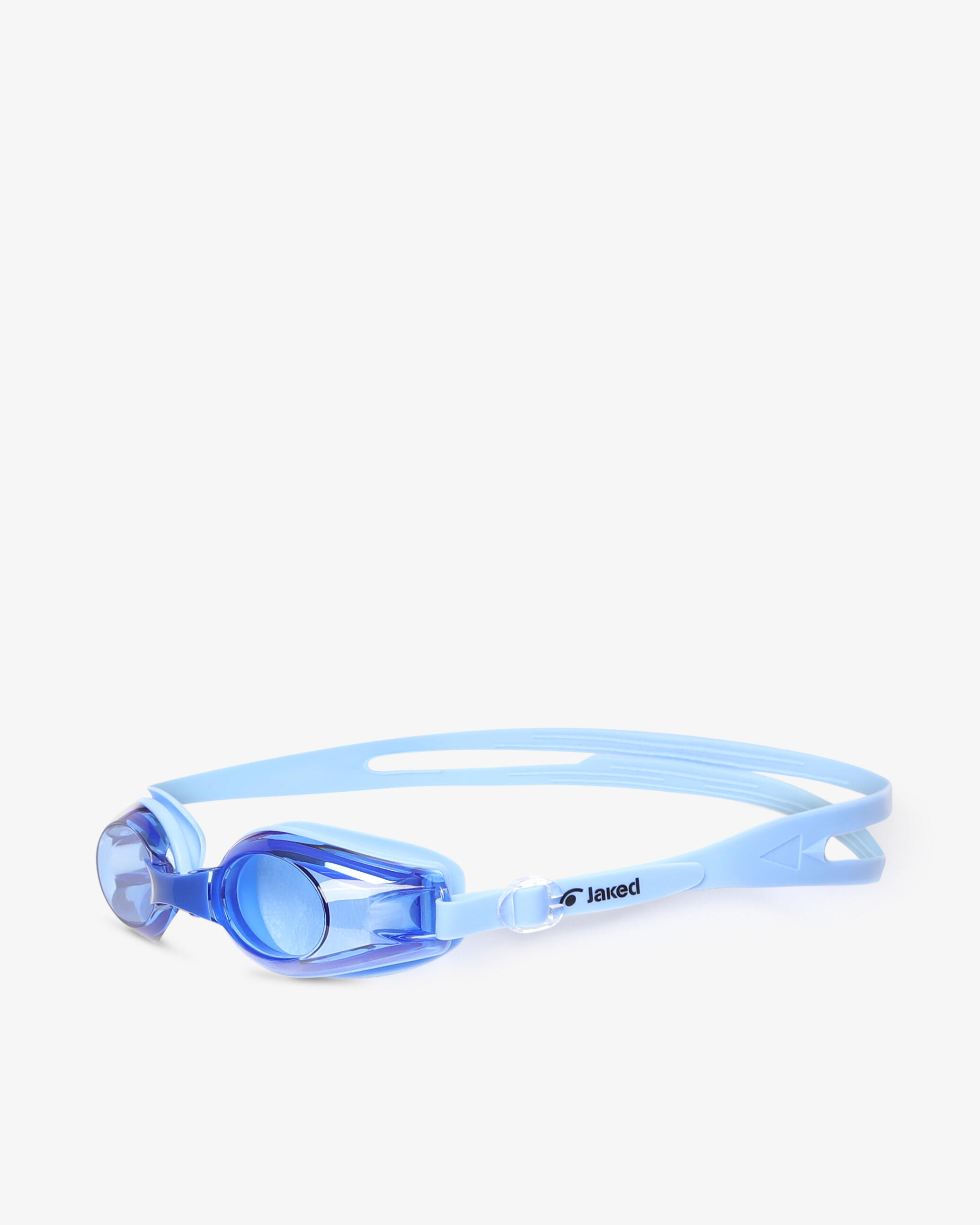 Blauwe synthetische zwembril voor heren en dames 2/4