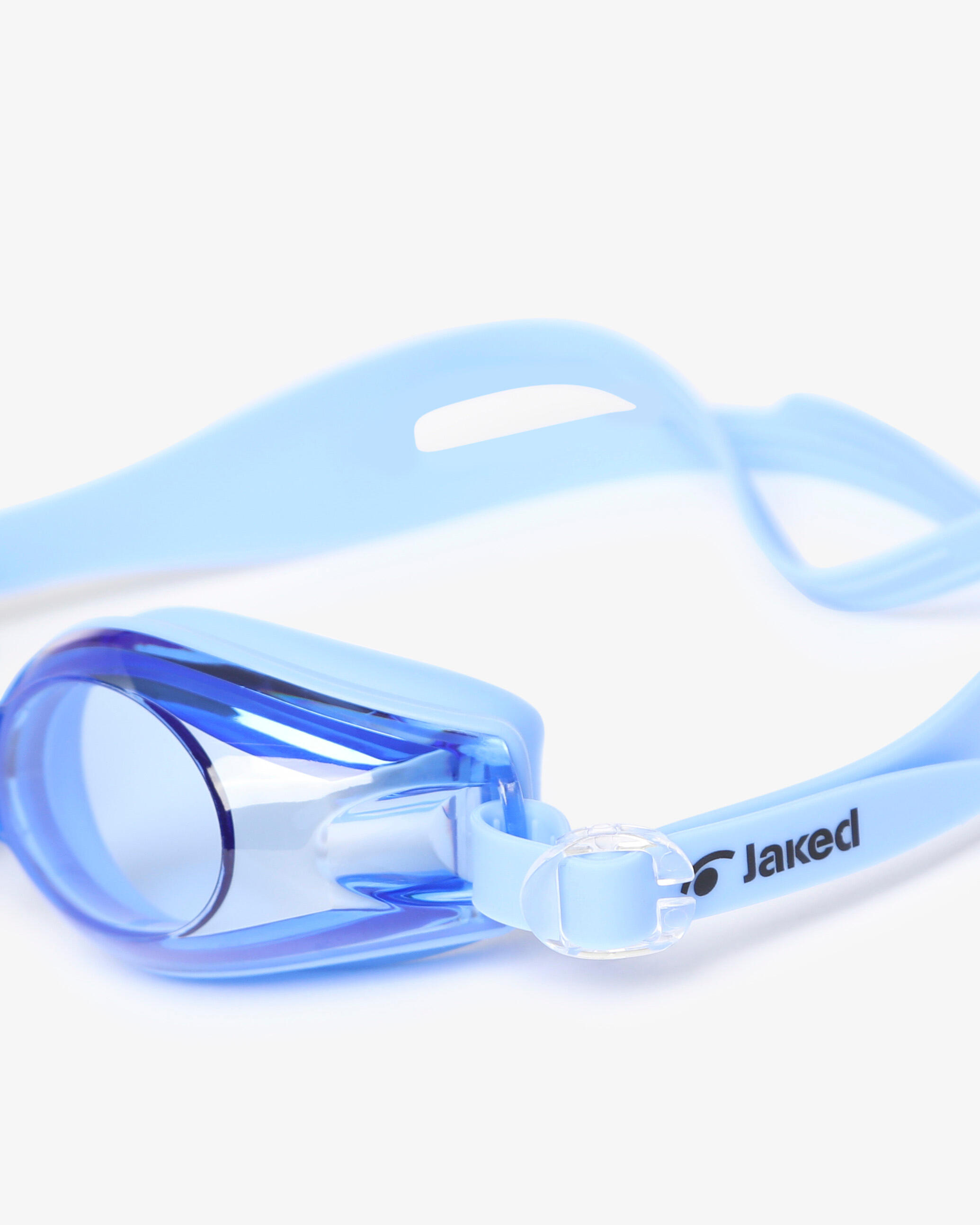 Gafas de natación sintéticas azules para hombre y mujer. 4/4