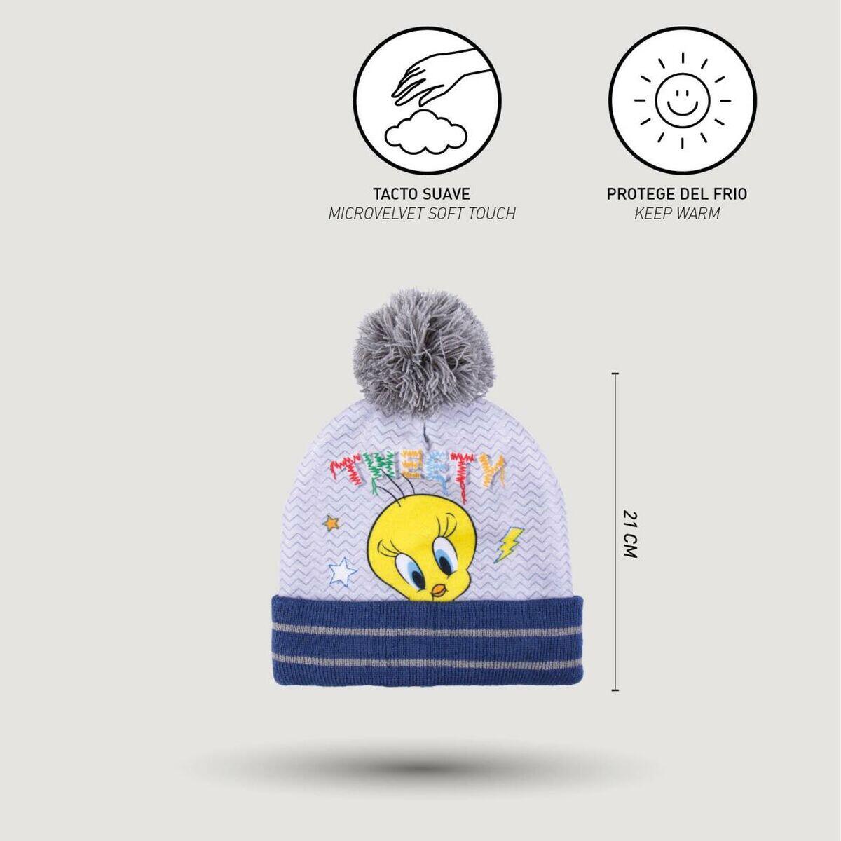 Gorro y Guantes Gris 3/5