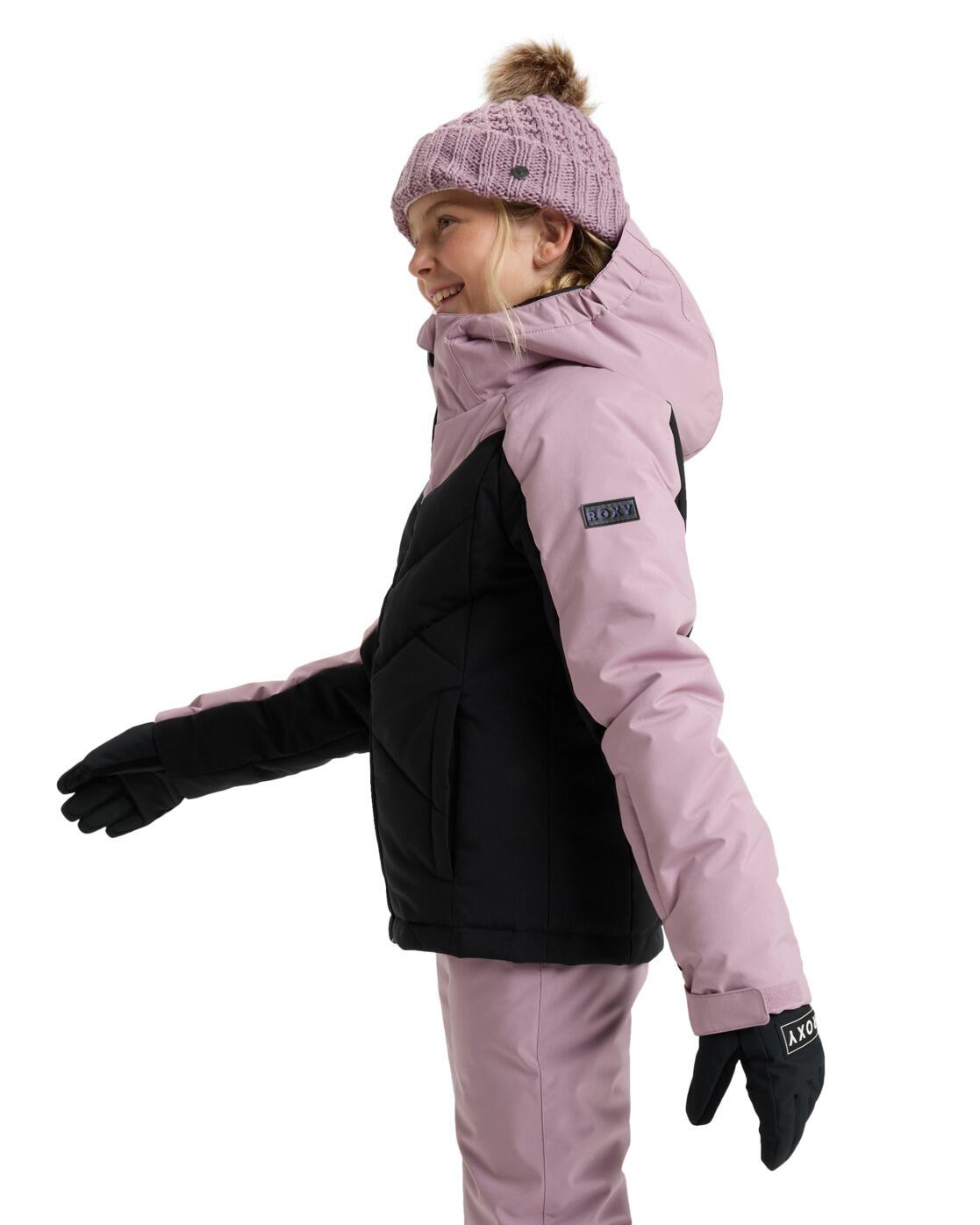 Veste de snow technique SNOWSYLVA Noir Fille 3/4