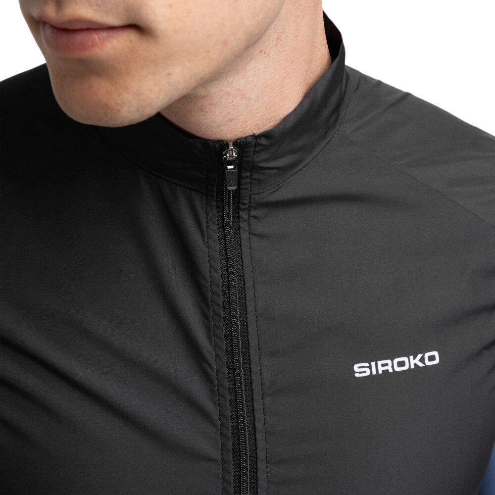 Gilet vélo coupe-vent homme Cyclisme V1 Blaast Noir 4/8
