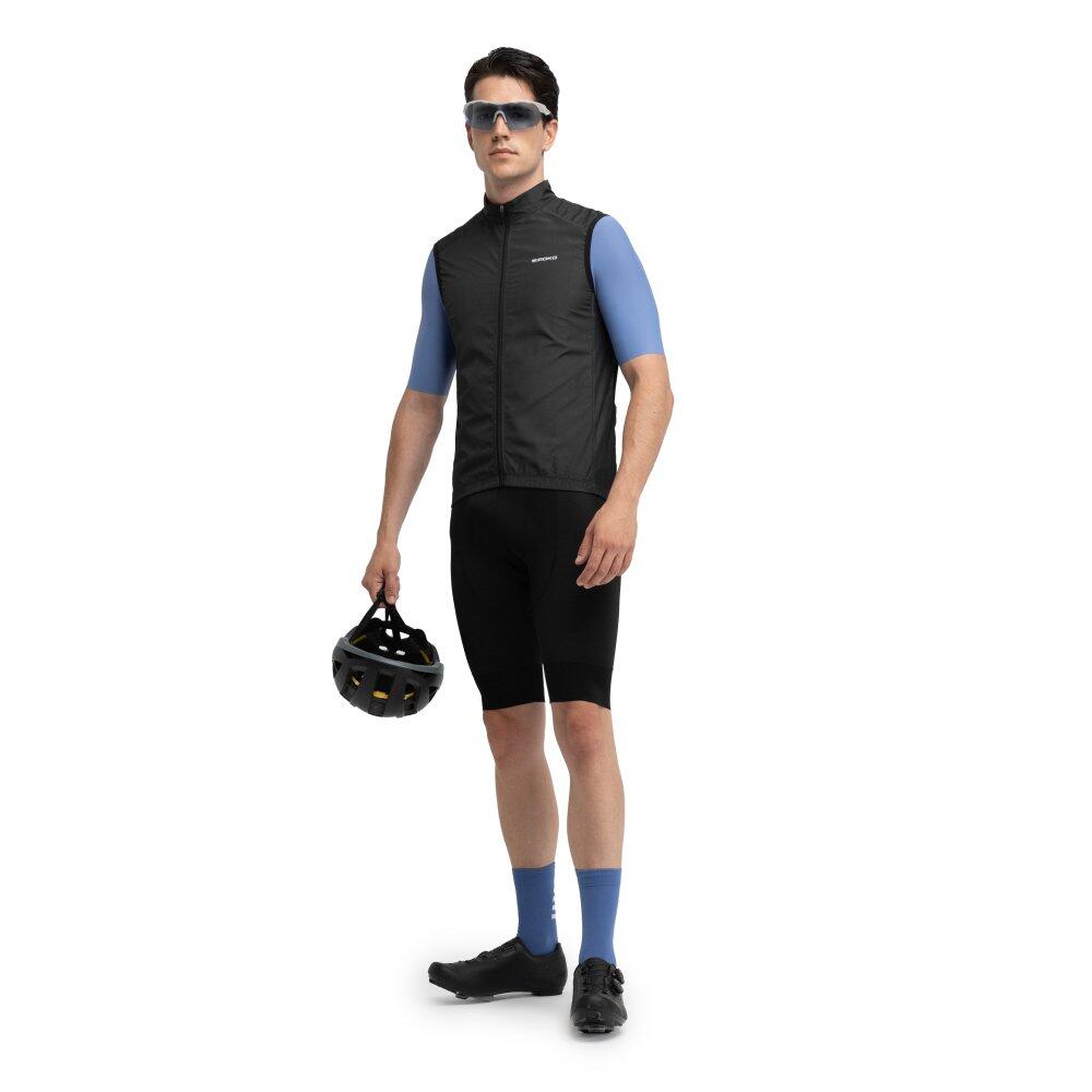 Gilet vélo coupe-vent homme Cyclisme V1 Blaast Noir 3/8