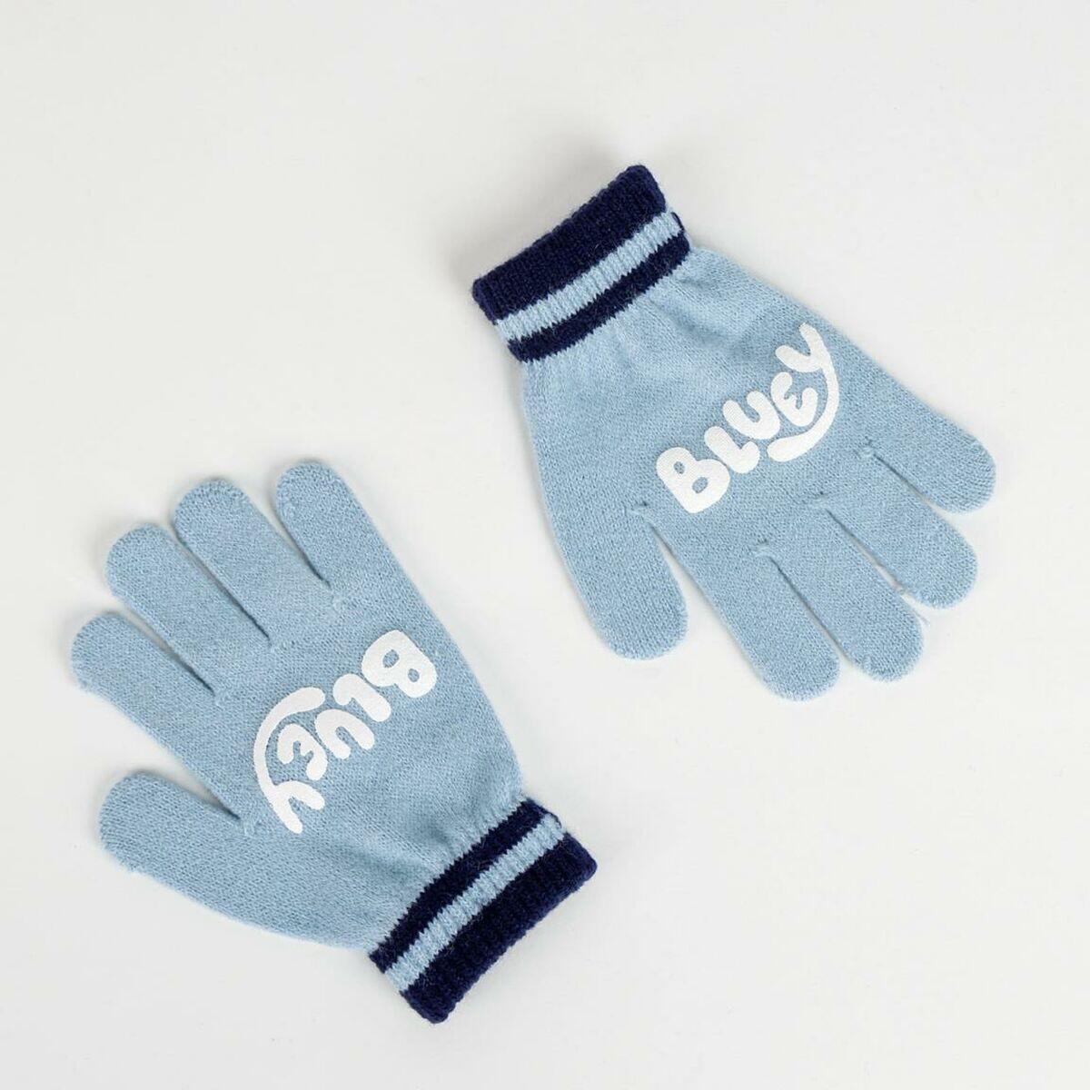 Gorro y Guantes Azul 3/4