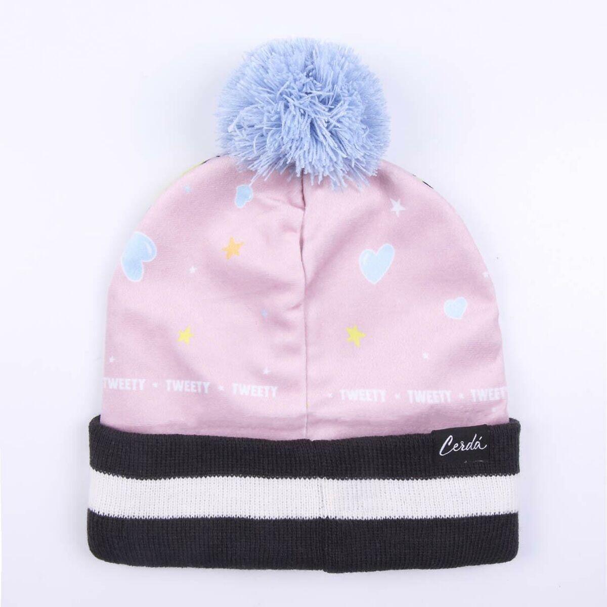 Gorro, Guantes y Braga de Cuello Rosa 3/5
